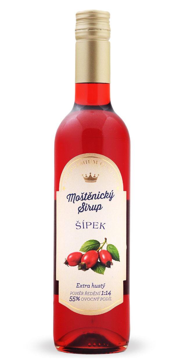 Sirup Šípek · sklo 0,5 l