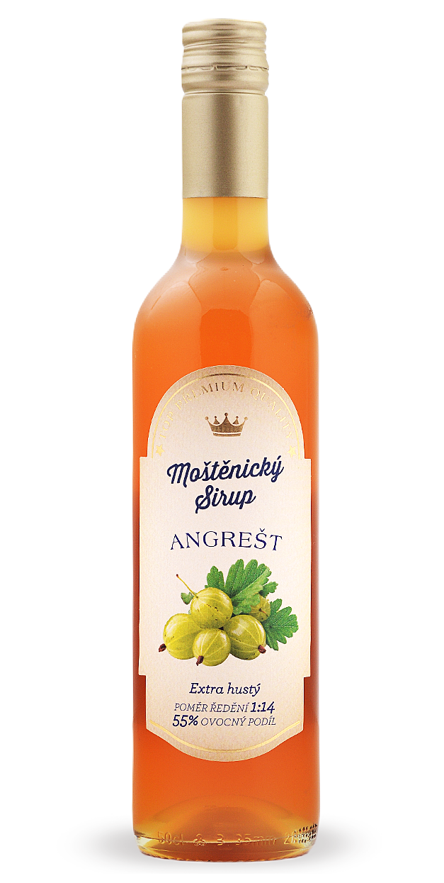 Sirup Angrešt · sklo 0,5 l